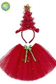 SET ALBERO DI NATALE ROSSA